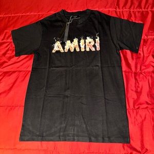 Amiri Flame Lettered T-Shirt